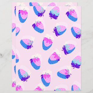Papier Fraise rose