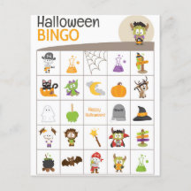 Frankenstein & Araignée Halloween BINGO mignon !