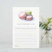 Papier French Macarons Bakery Conseil Pour La Fête des ma (Debout devant)