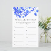 Papier French Toile Floral Où Sont-Ils Aller Jeu De Maria (Debout devant)