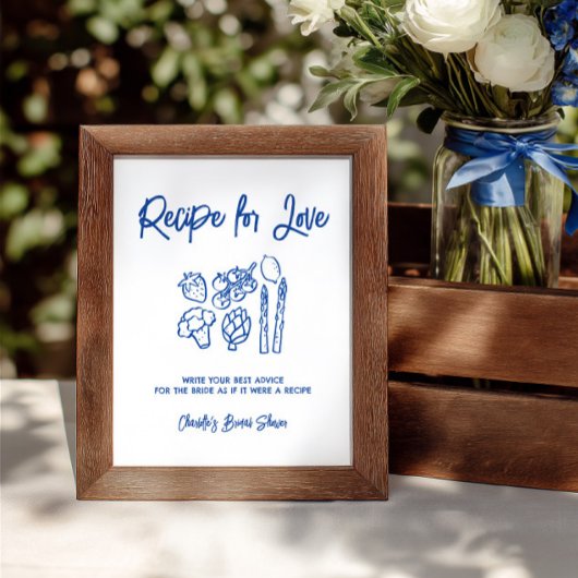 Papier Fresh Off The Market Bridal Shower Advice Sign