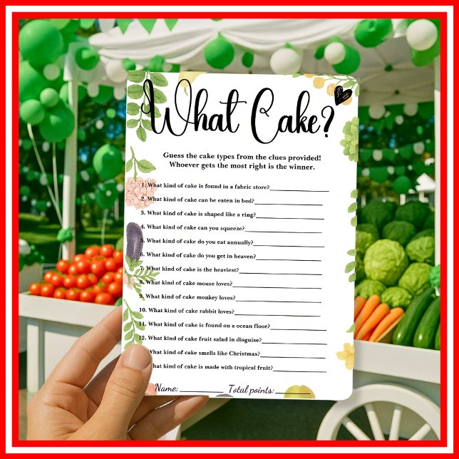 Papier Fresque Hors Du Marché Quel Game De Fête des marié (Créateur téléchargé)