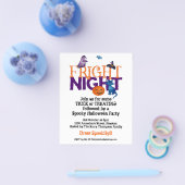 PAPIER | Fright Night Halloween Party Invitation Flyer (Enkel)