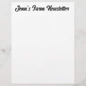 Papier Frizzle Rooster (Dos)