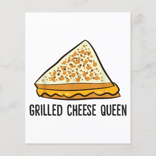 Papier Fromage Grillé Queen Funny Fromage Grillé (Devant)