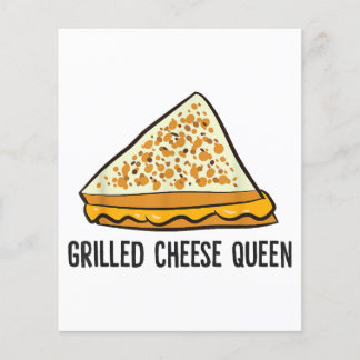 Papier Fromage Grillé Queen Funny Fromage Grillé