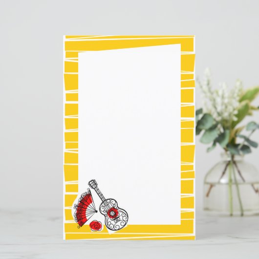 Papier Frontal Souvenirs Espagnol 5,5x 8,5 (Debout devant)