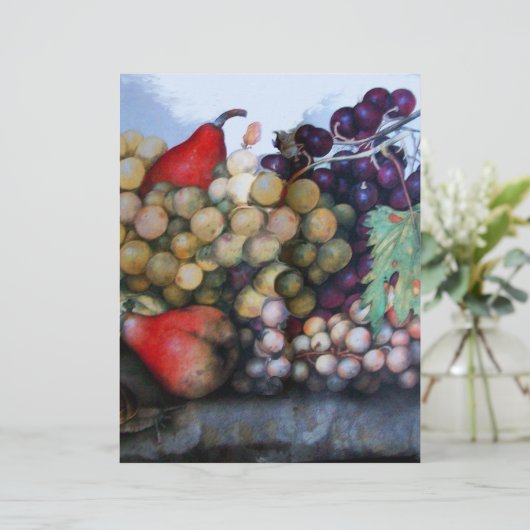 PAPIER FRUITS DE SAISON 1 - RAISONS ET PEARS (Debout devant)