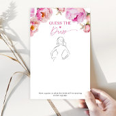 Papier Fuchsia rose vif Devinez la robe jeu de mariée