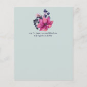Papier Fuchsia Sage Automne Mariage de automne BUDGET Inv (Dos)