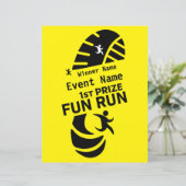Papier Fun Run Event Cause Charité Promotion Prix (Debout devant)