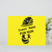 Papier Fun Run Event Cause Charité Promotion Prix (Debout devant)
