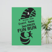 Papier Fun Run Event Cause Charité Promotion Prix (Debout devant)