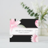 Papier funérailles florales vintages (Debout devant)