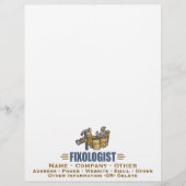 Papier Funny Handyman Humoriste FIXOLOGISTE (Devant)