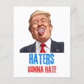 Papier Funny Haters va détester les citations, drôle dire (Dos)
