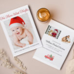 Papier Funny Holiday Faire-part de naissance Nouvelle car<br><div class="desc">Annoncez que les nuits chez vous ne sont plus si silencieuses avec ce faire-part de naissance de noël amusant. Tout le texte peut être customisé pour créer notre propre message personnel. Personnalisez-vous avec 1 photo sur le devant et 2 photos sur le dos avec toutes les informations sur l'état de...</div>