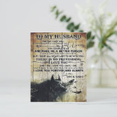 Papier Funny Quotes To My Husband | Gift For Husband | (Debout devant)
