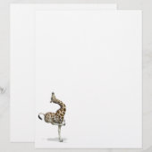 Papier Funny Sporty Giraffe (Devant / Derrière)