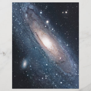 Papier galaxie d'andromède voie lactée cosmos univers