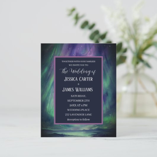 Papier Galaxie Étoiles célestes boréales de la lumière (Debout devant)