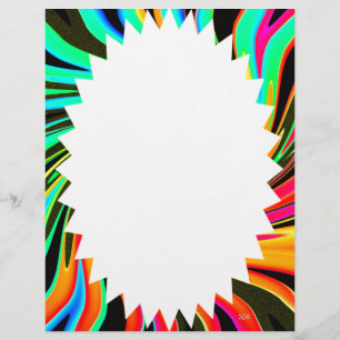 Papier Galaxie spirale néon Whirlpool
