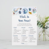 Papier Galaxy Blue Gold Space Ce qui est dans votre jeu d (Debout devant)