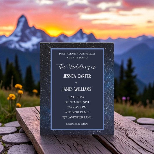 Papier Galaxy Starry Night Espace extra-atmosphérique Mar