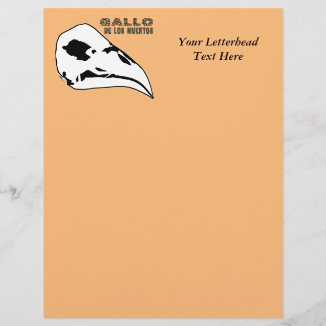 Papier Gallo De Los Muertos (Devant)