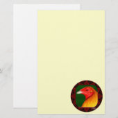 Papier Gamecock framed (Devant / Derrière)