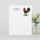 Papier Gamecock : Rouge foncé (Debout devant)