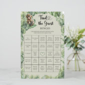 Papier Garçon ours en peluche pampas herbe Trouver l'invi (Debout devant)