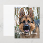 Papier Garde photo personnalisée Faire-part de grossesse (Devant / Derrière)