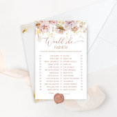 Papier Garden floral Voudrait-elle plutôt le jeu nuptial