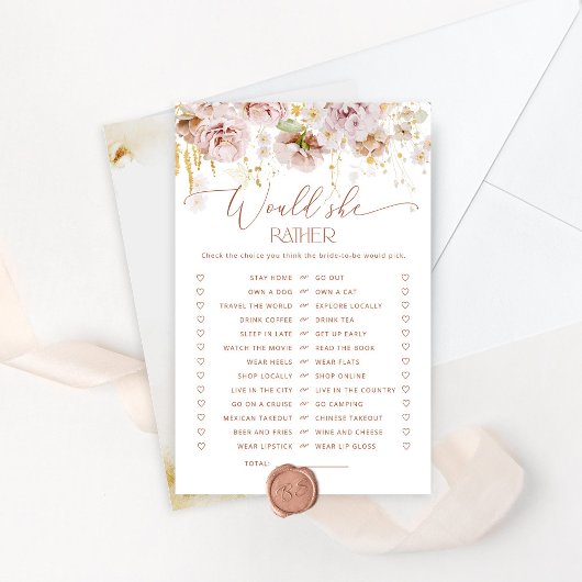 Papier Garden floral Voudrait-elle plutôt le jeu nuptial