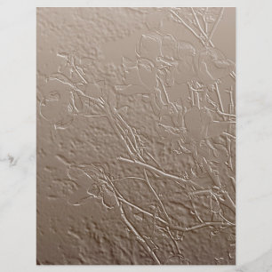 Papier gaufre pour scrapbooking Fleurs de magnolia