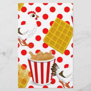 Papier gaufres de poulet