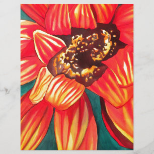 Papier Gazania desert flower art par Sacha Grossel