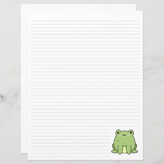 Papier Gelée verte (Devant / Derrière)