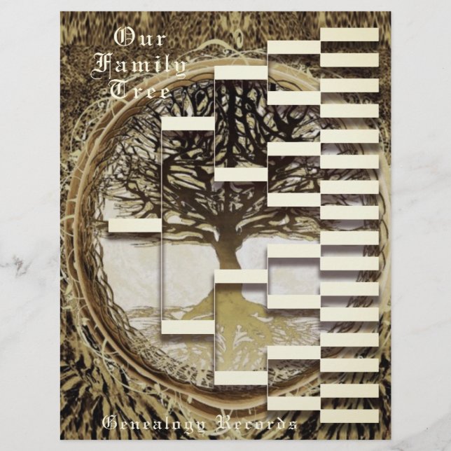 Papier Généalogie Ancestry Pedigree (Devant)