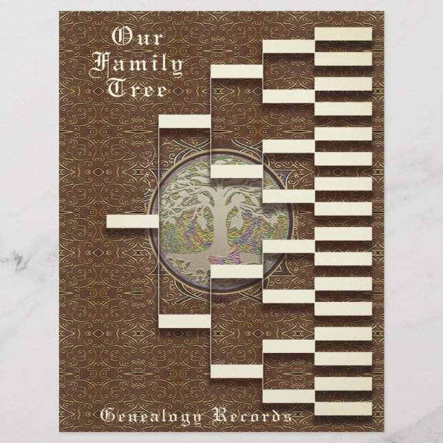 Papier Généalogie Pedigree (Devant)