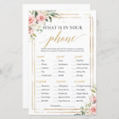 Papier Géométrique flush Floral Or Ce qui se trouve dans (Devant / Derrière)