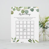 Papier Géométrique Gold Tropical Green Bridal Jeu de bing (Debout devant)