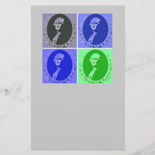 Papier George Washington Pop Art