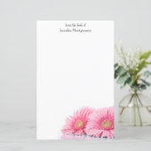 Papier Gerbera Rose Daisies Élégante Photographie (Debout devant)