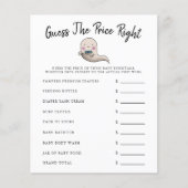 Papier Ghost Boy Baby shower Devinez Le Prix (Devant)