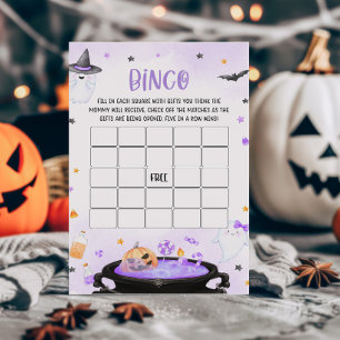 Papier Ghoul Halloween Baby shower Bingo Jeu