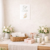 Papier Gift Table Wildflower Bridal Shower Event Sign