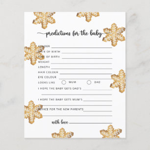 Papier Ginger cookies baby pronostics et conseils