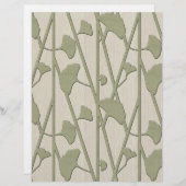 Papier ginkgo biloba (Devant / Derrière)